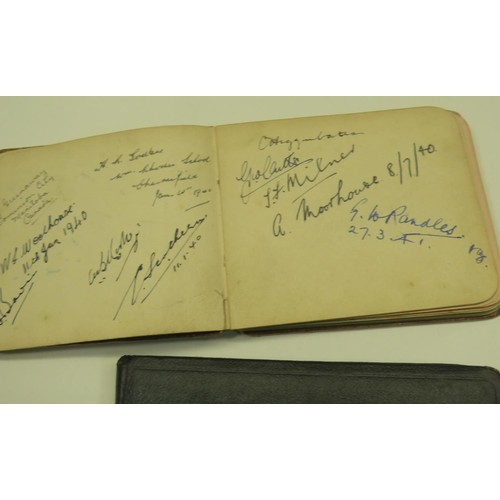 153 - TWO 1940'S AUTOGRAPH ALBUMS