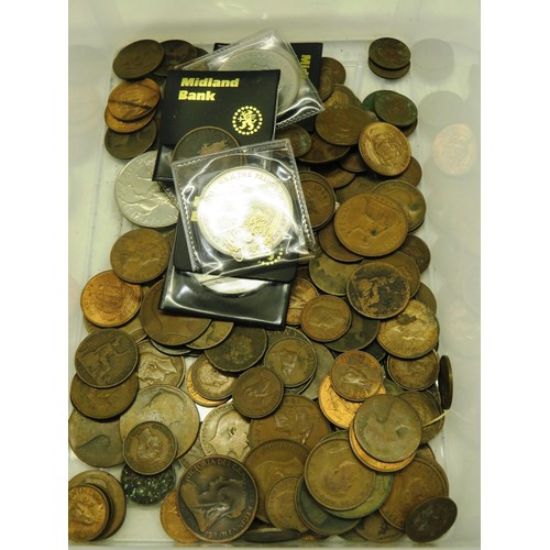 191 - JOBLOT OF OLD GB COINAGE AND COMMEMORATIVE COINS