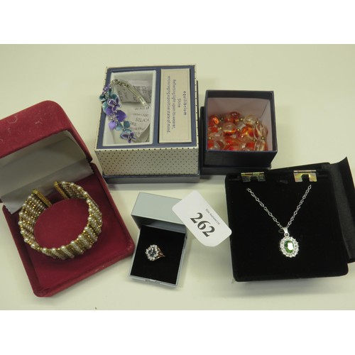 262 - SELECTION OF BOXED COSTUME JEWELLERY