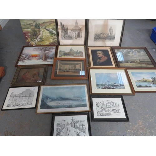 292 - JOBLOT OF ASSORTED PICTURES