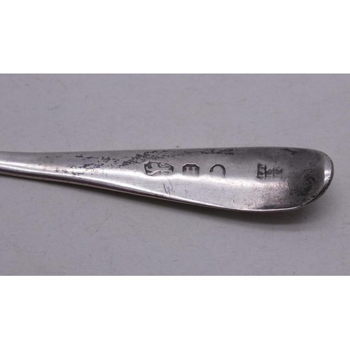 348 - SIX SILVER TEASPOONS AND SALT SPOONS