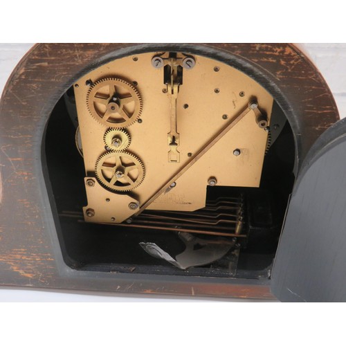 23 - SMITHS ENFIELD MANTLE CLOCK WITH KEY