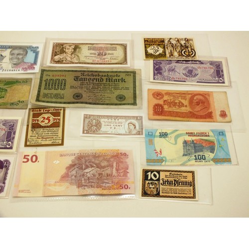 215 - COLLECTION OF BANKNOTES