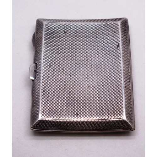 219 - VINTAGE SILVER CIGARETTE CASE