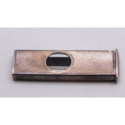 220 - VINTAGE SILVER CIGAR CUTTER