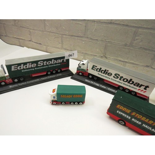 67 - SELECTION OF COLLECTABLE EDDIE STOBART VEHICLES