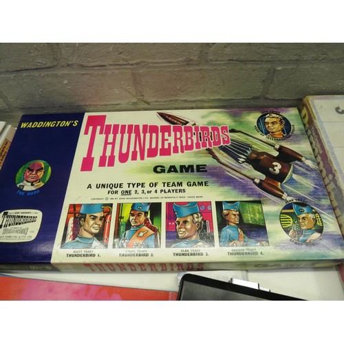 78 - VINTAGE GAMES ETC INCLUDES WADDINGTONS THUNDERBIRDS 