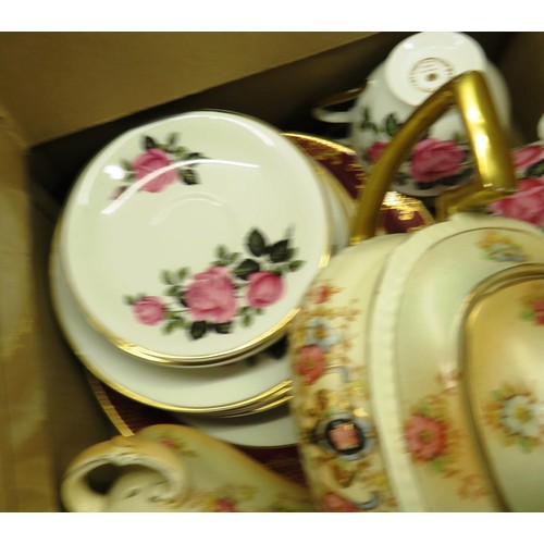 573 - FOUR TEASETS AND OTHER CERAMICS