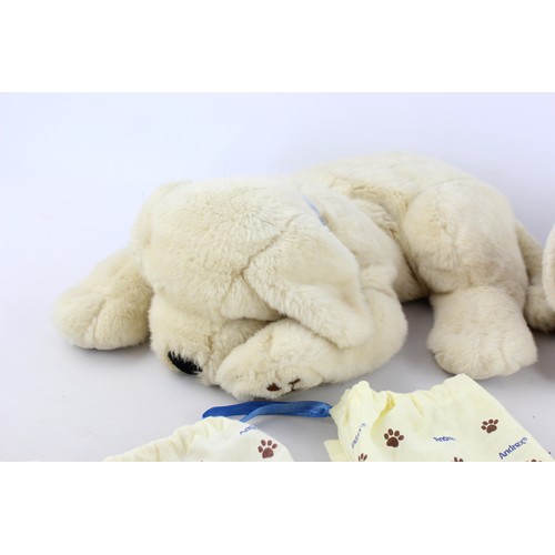 459 - 3 x Assorted ANDREX PUPPY Collectables Set Includes Slippers & Pyjama Case