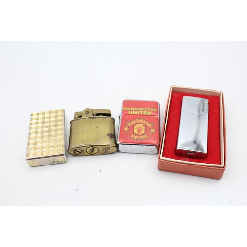 471 - 18 x Assorted Vintage BRANDED Cigarette LIGHTERS Includes Mosda, Hadson, Boxed Etc