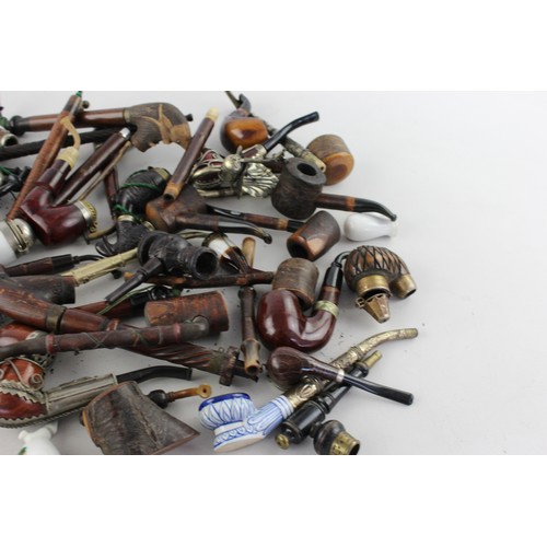 535 - Job Lot of Assorted Estate SMOKING PIPES Includes Tyrolean, Carved, Ropp, Etc