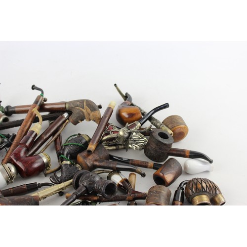 535 - Job Lot of Assorted Estate SMOKING PIPES Includes Tyrolean, Carved, Ropp, Etc