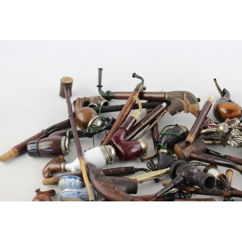 535 - Job Lot of Assorted Estate SMOKING PIPES Includes Tyrolean, Carved, Ropp, Etc