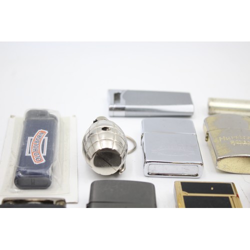 545 - 25 x Assorted Cigarette LIGHTERS Inc Vintage, Zippo Style, Novelty Etc