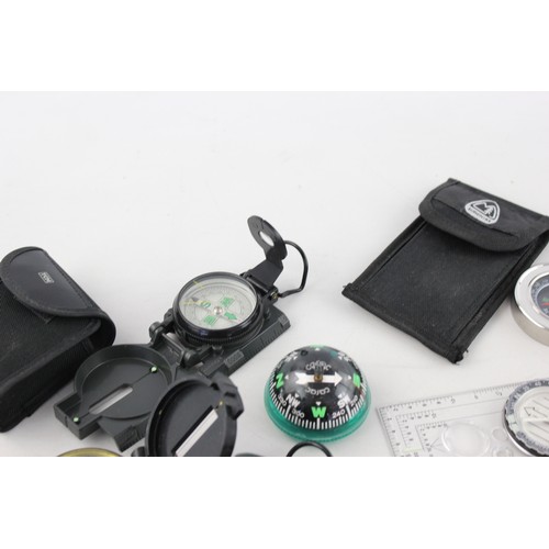 550 - 20 x Assorted COMPASSES Includes Vintage, Metal, Plastic, Cased Etc