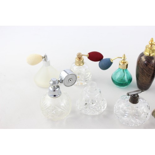 555 - 15 x Vintage LADIES VANITY Scent Bottles with Puff Atomisers Includes Royal Doulton