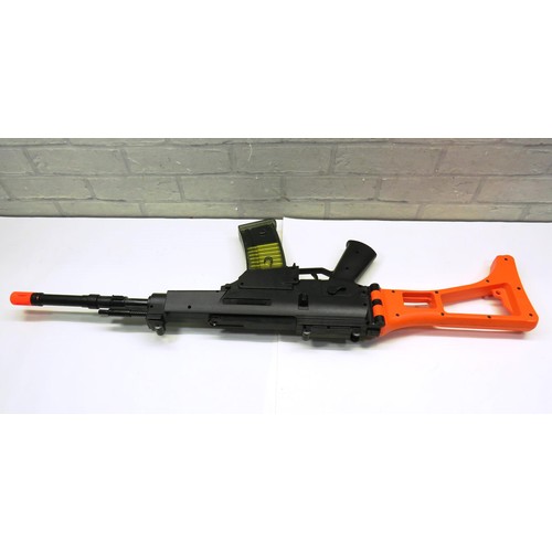 168 - DOUBLE GAGLE M49 PLASTIC BLACK AND ORANGE TOY 6MM