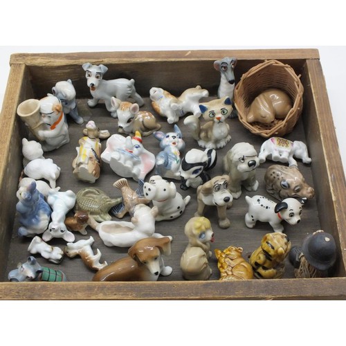 50 - JOB LOT OF MINIATURE FIGURES INCLUDING WADE AND SPANISH TERRACOTTA