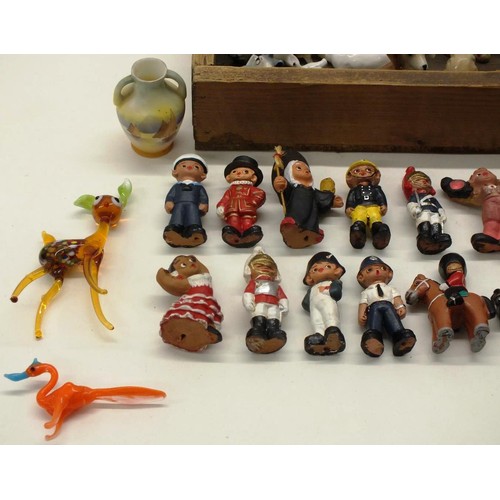 50 - JOB LOT OF MINIATURE FIGURES INCLUDING WADE AND SPANISH TERRACOTTA