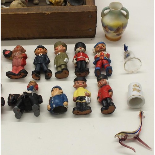 50 - JOB LOT OF MINIATURE FIGURES INCLUDING WADE AND SPANISH TERRACOTTA