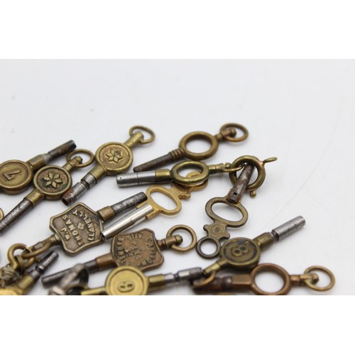 415 - Job Lot of Assorted Pocket Watch Keys