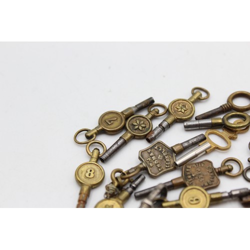 415 - Job Lot of Assorted Pocket Watch Keys