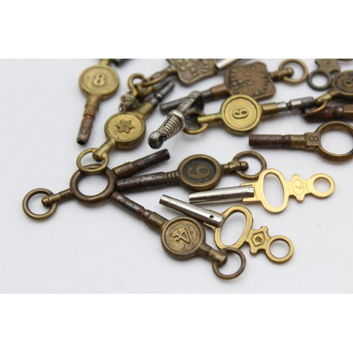 415 - Job Lot of Assorted Pocket Watch Keys