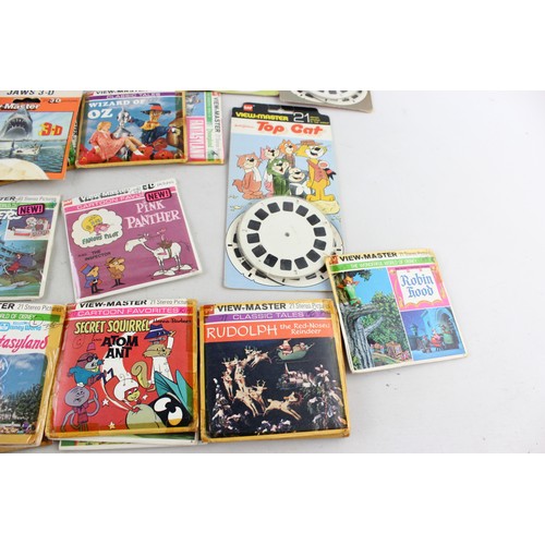 451 - 30 x Assorted Vintage View-Master Reels Inc. Disney, Jaws, Hanna-Barbera, Etc