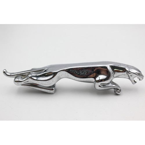 453 - Vintage Jaguar Hood Ornament CAR MASCOT Automobilia Chrome Plated