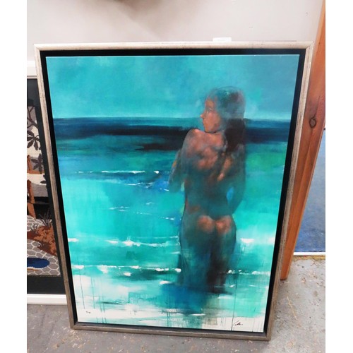 10 - BILL BATE PAINT CRYSTAL WATER CANVAS LIMITED EDITION EDITION 1/95
