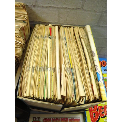 11 - TWO BOXES OF BEANO COMICS AND BOX OF ANNUALS