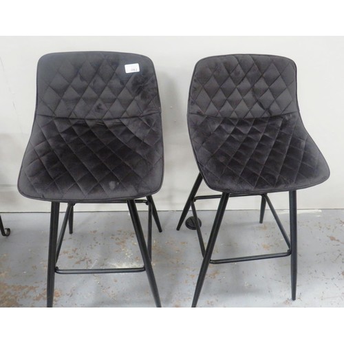 84 - PAIR OF HIGH SEAT STOOLS