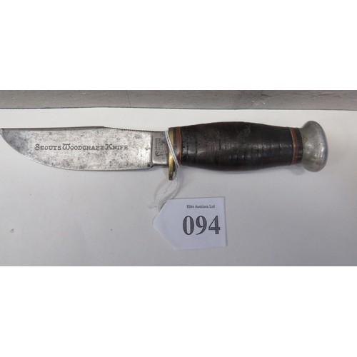 94 - SCOVIS WOODCRAFT KNIFE 7