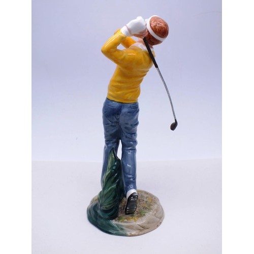 234 - ROYAL DOULTON GOLFER TEE-ING OFF