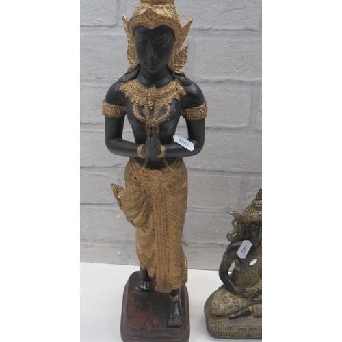 65 - SIAMESE DANCER AND SEATED FIGURE