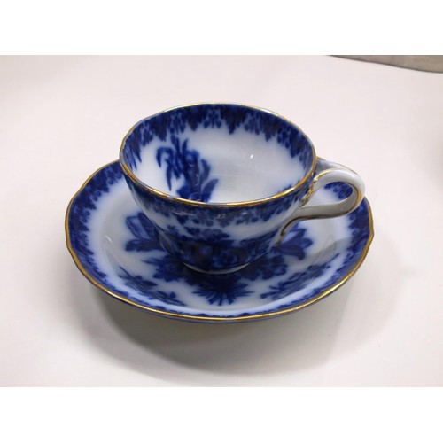 142 - COPELAND BLUE AND WHITE TEA SET