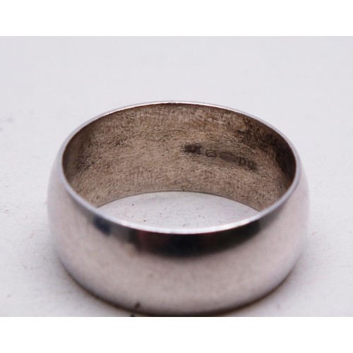 71 - TWO SILVER BAND RINGS