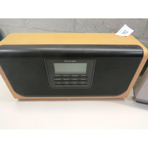 102 - TWO DAB RADIOS MATSUI AND TECHWOOD