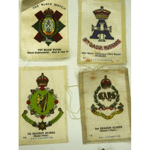 57 - BAG OF MILITARIA, BADGES, BUTTONS, CARDS ETC