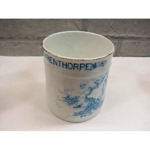 270 - COLLECTION OF ANTIQUE AND VINTAGE CERAMICS INCLUDES WAKEFIELD, LEEDS, WRENTHORPE, BLACKPOOL AND HOLL... 