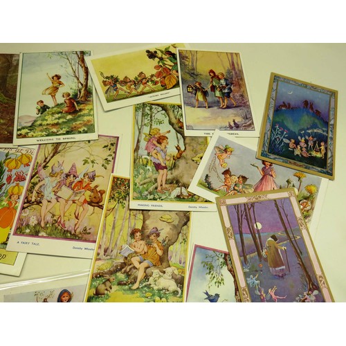 273 - 35 x POSTCARDS INCLUDES FAIRIES, VIVIAN MARSHALL, DOROTHY WHEELER ETC