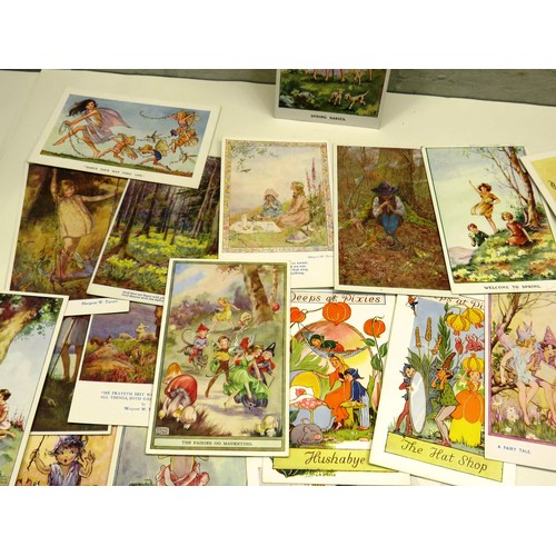 273 - 35 x POSTCARDS INCLUDES FAIRIES, VIVIAN MARSHALL, DOROTHY WHEELER ETC