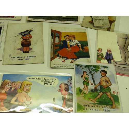 274 - 20 x VINTAGE COMIC HUMOUR AND NOVELTY POSTCARDS