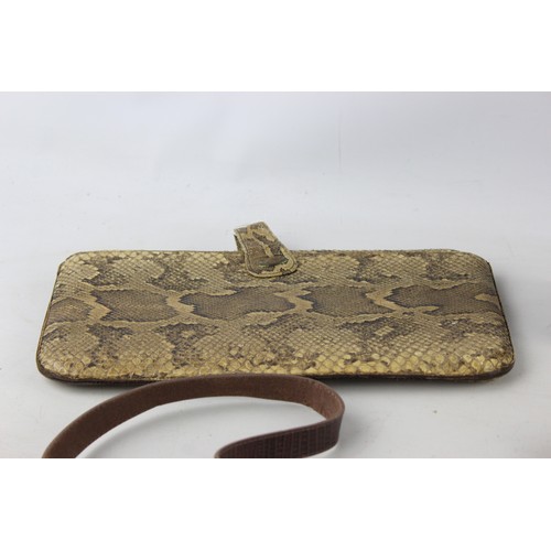 431 - 7 x Vintage Animal Leather HANDBAGS / WALLETS Inc. Snake & Crocodile