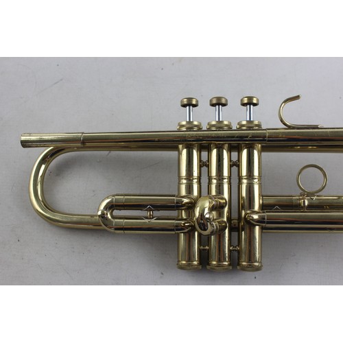 509 - Vintage BRASS BOOSEY & HAWKES TRUMPET 'B&H 400' In Fitted Carry Case