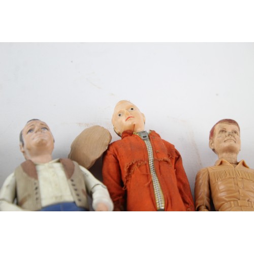 512 - 5 x Assorted Vintage ACTION FIGURES Inc. MARX Johnny West