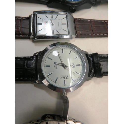 383 - 10x ASSORTED GENTS WRISTWATCHES