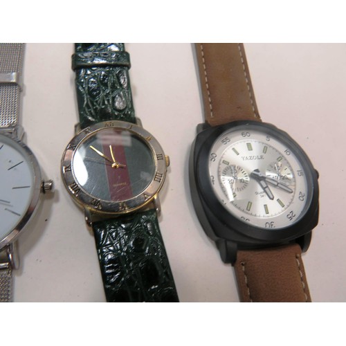 389 - 10x ASSORTED GENTS WRISTWATCHES