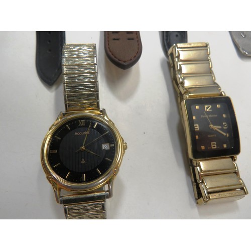 389 - 10x ASSORTED GENTS WRISTWATCHES