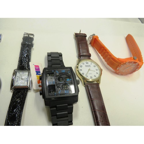 387 - 10x ASSORTED GENTS WRISTWATCHES